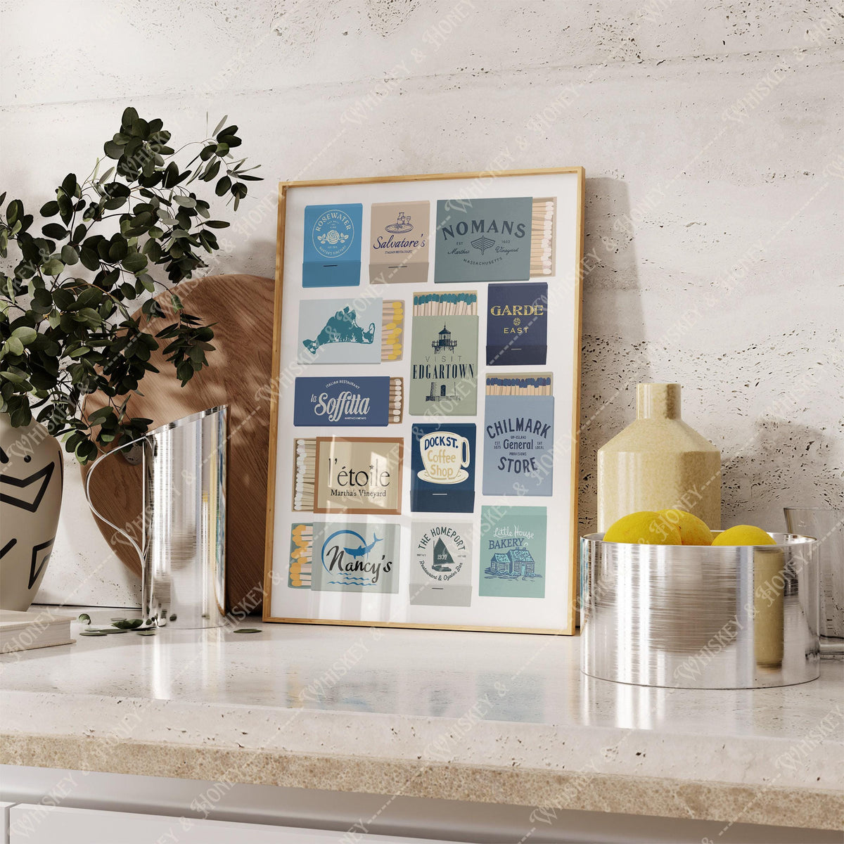Marthas Vineyard Matchbook Print