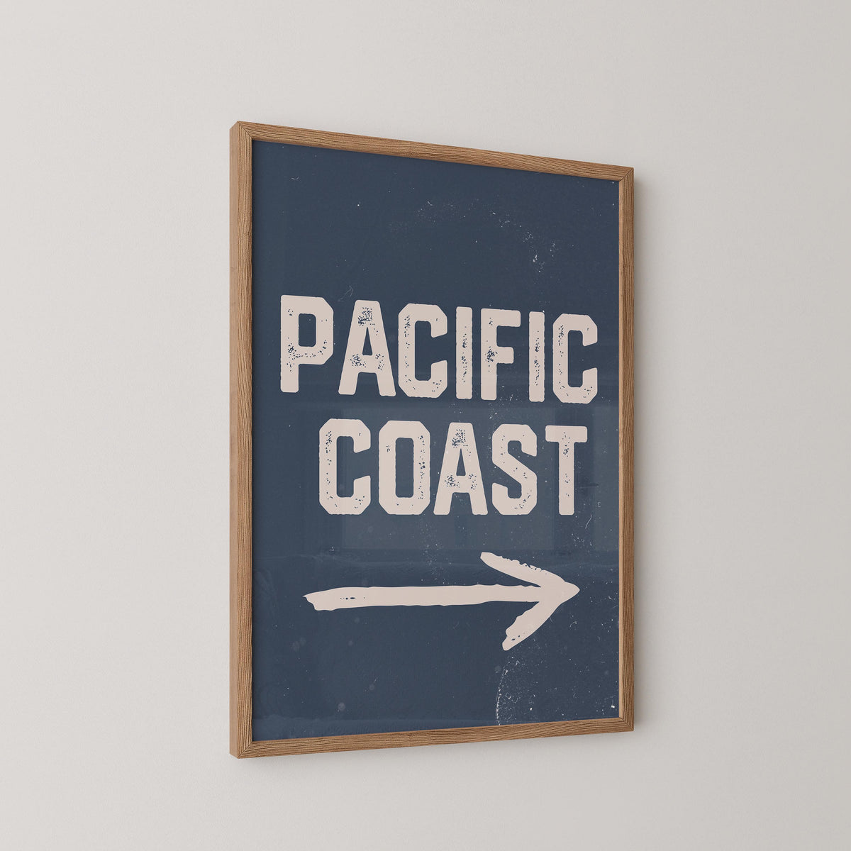Pacific Coast Sign Print