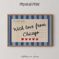With Love From Chicago Print