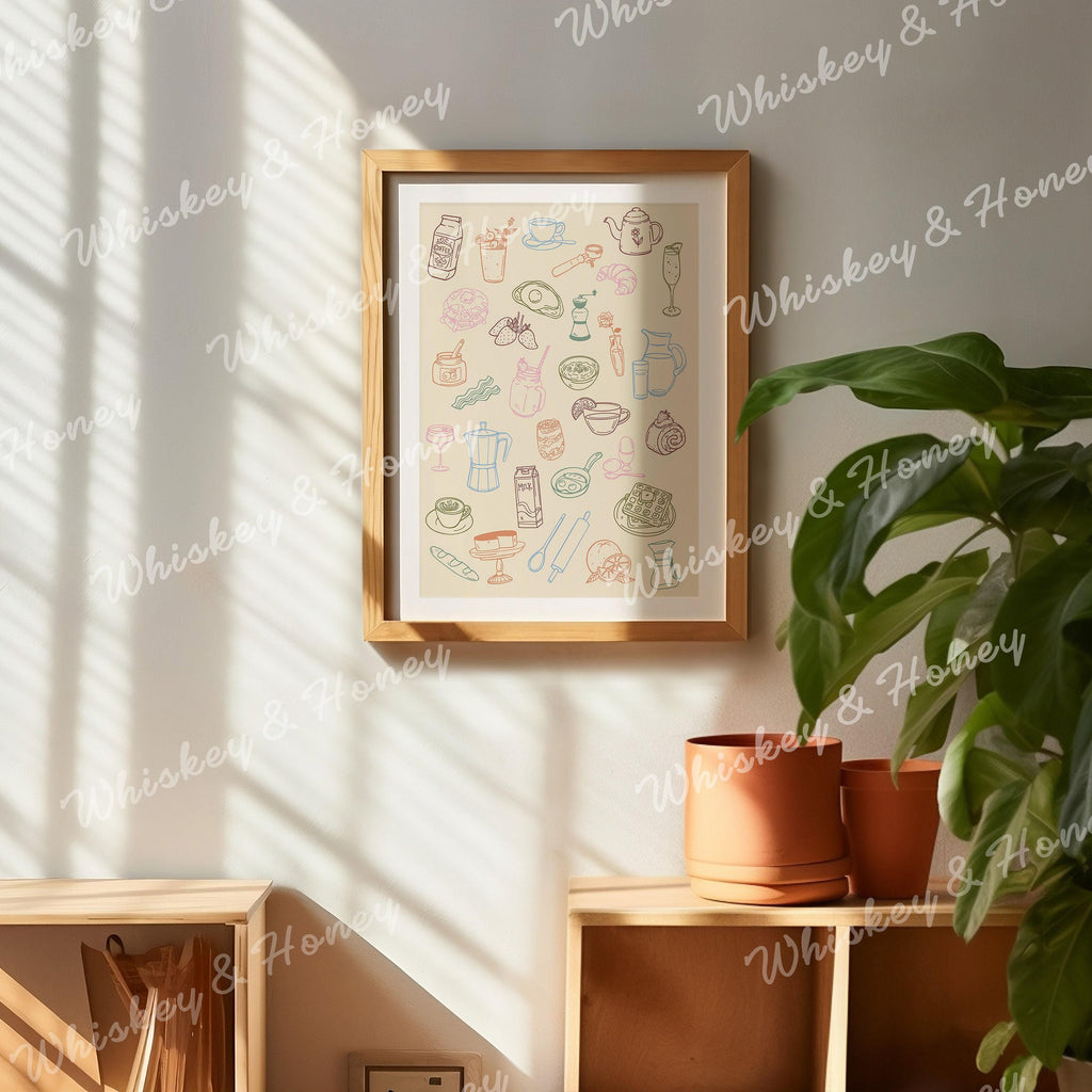 Brunch Food Print