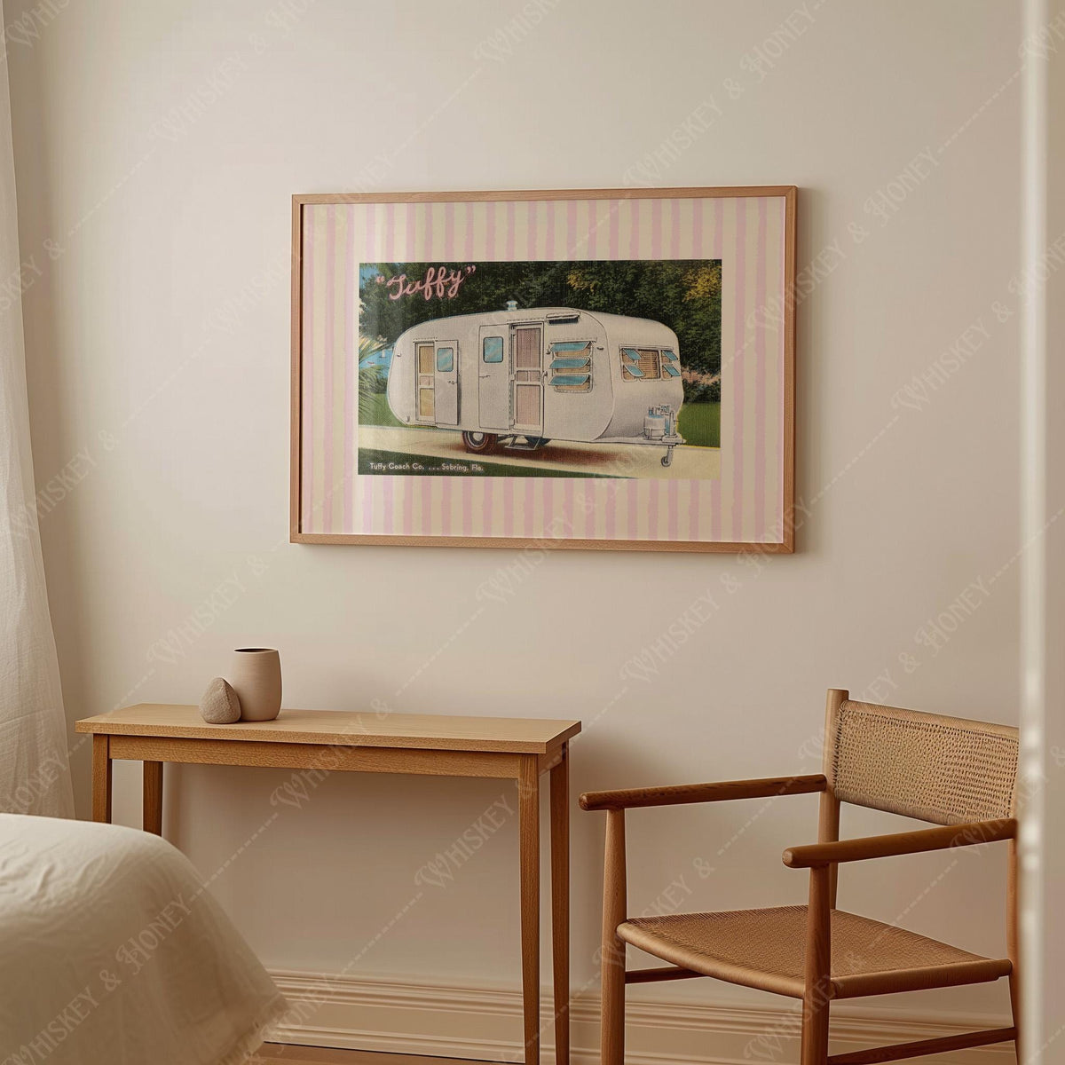 Retro Camper Art Print