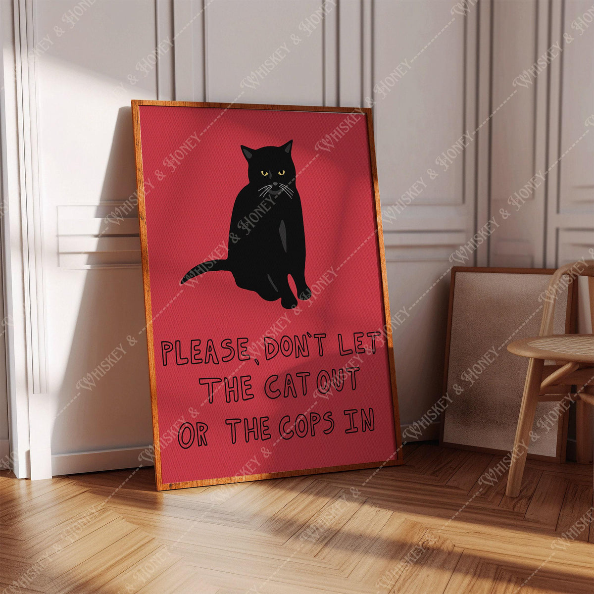Don't Let The Cat Out Print