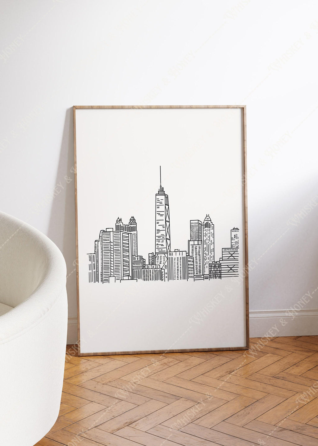 Chicago Skyline Print
