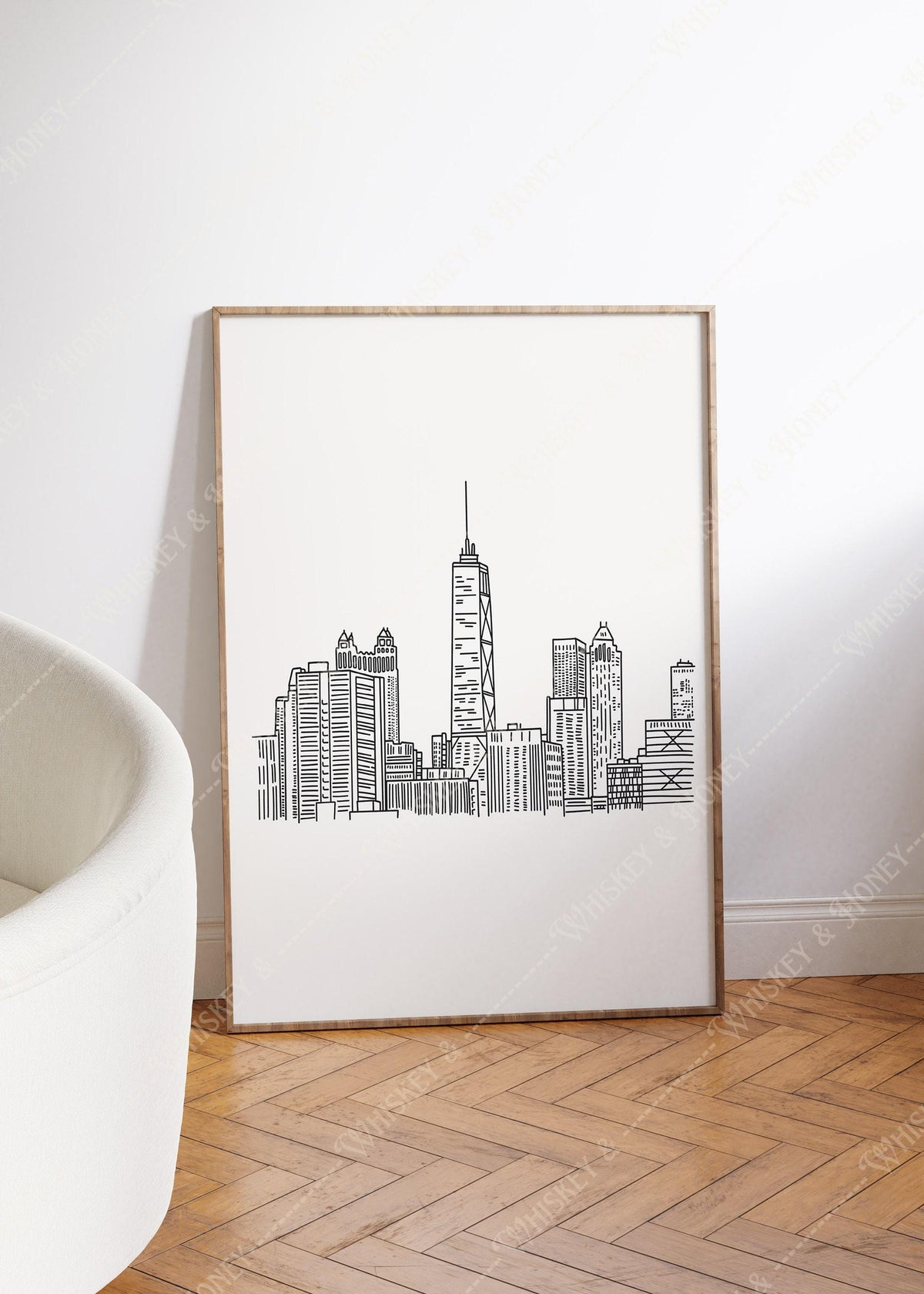 Chicago Skyline Print