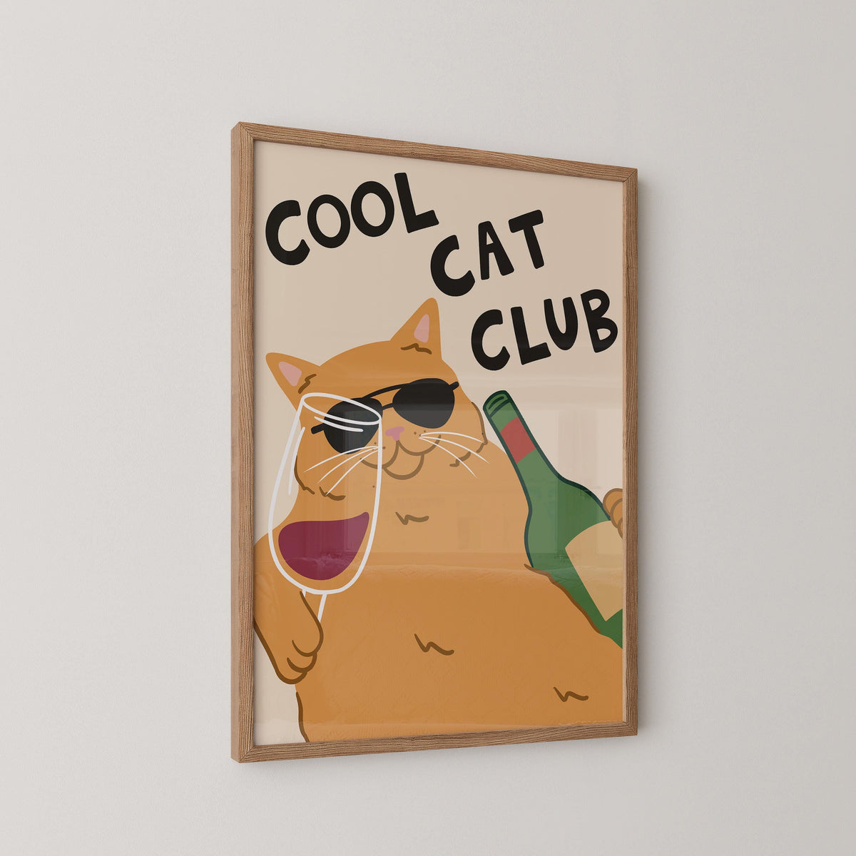 Cool Cat Club Print