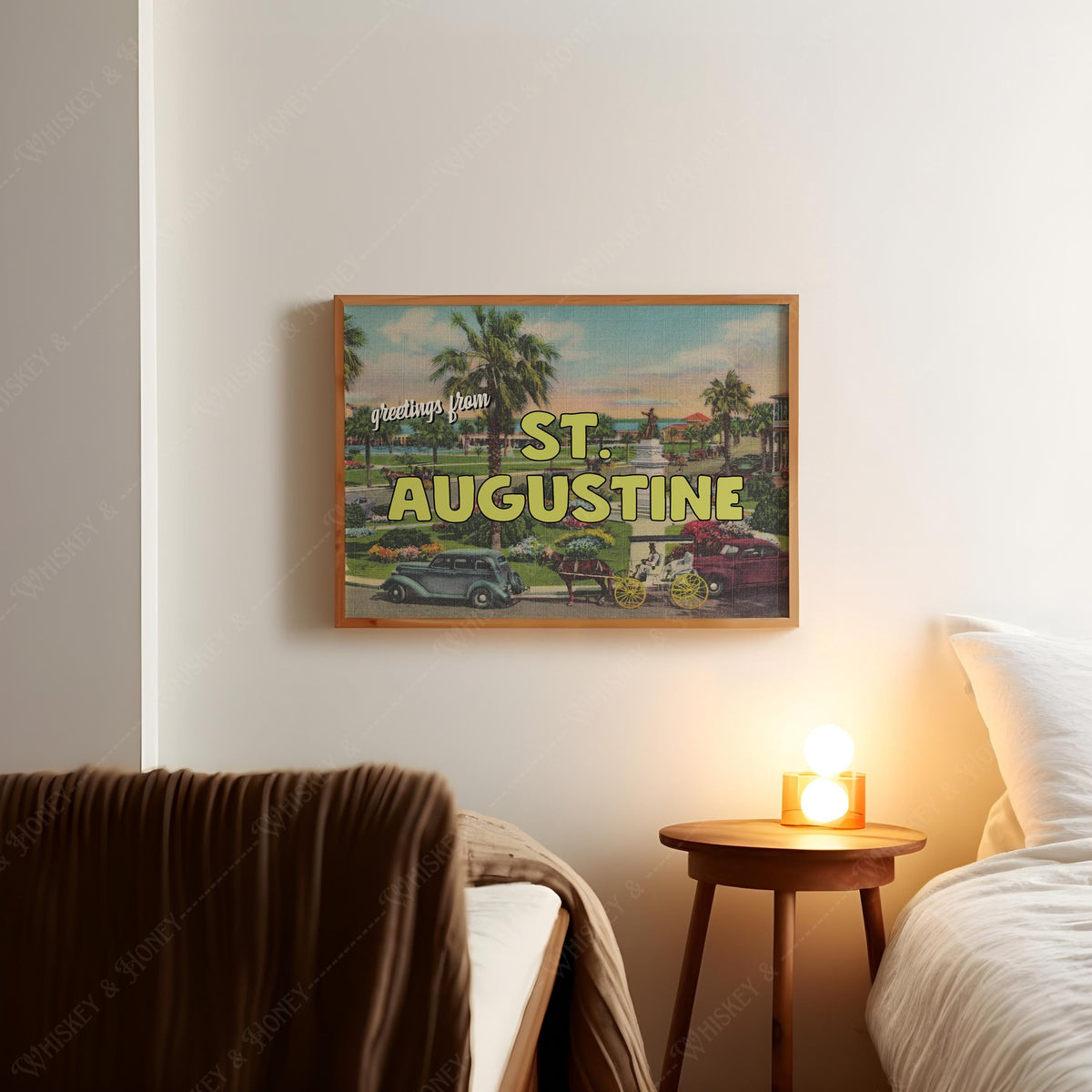 Greetings from St. Augustine Florida Art Print