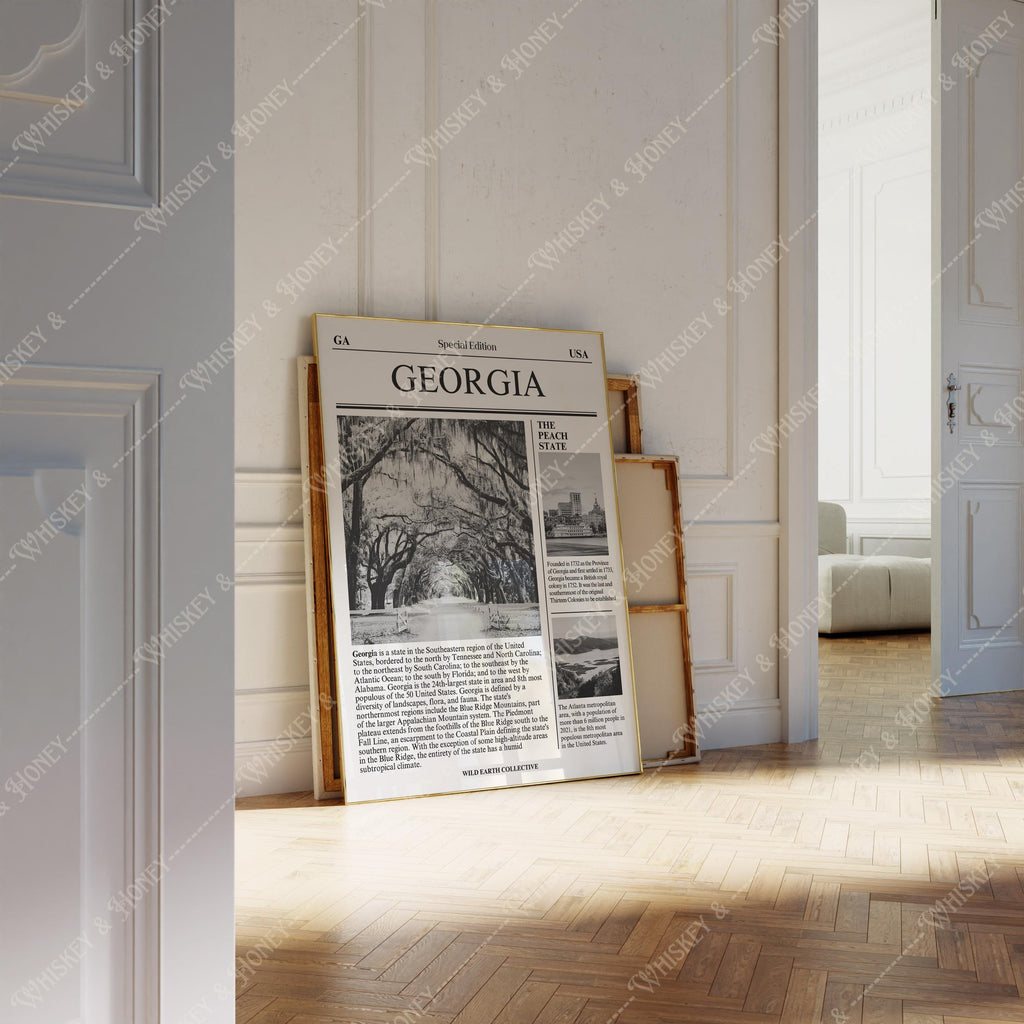 Georgia Newspaper Print