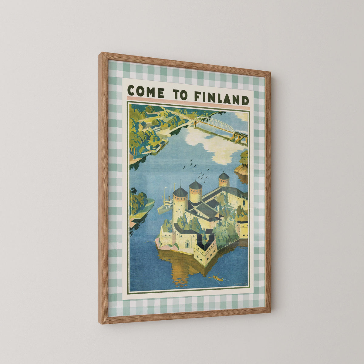 Come to Finland Travel Print