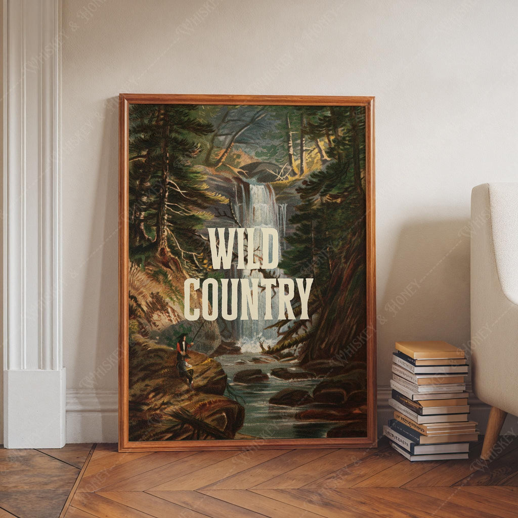 Wild Country Waterfall Print