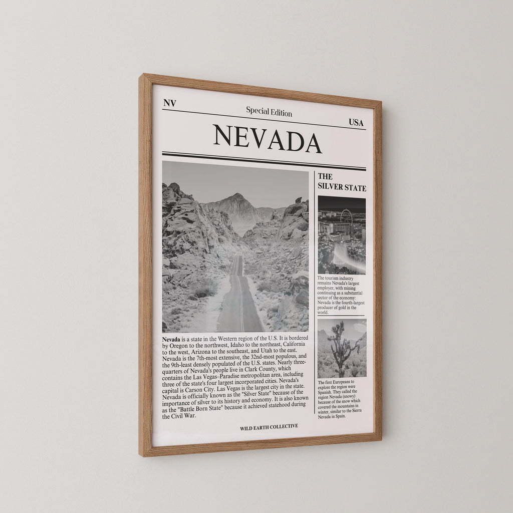 Nevada State Newspaper Print