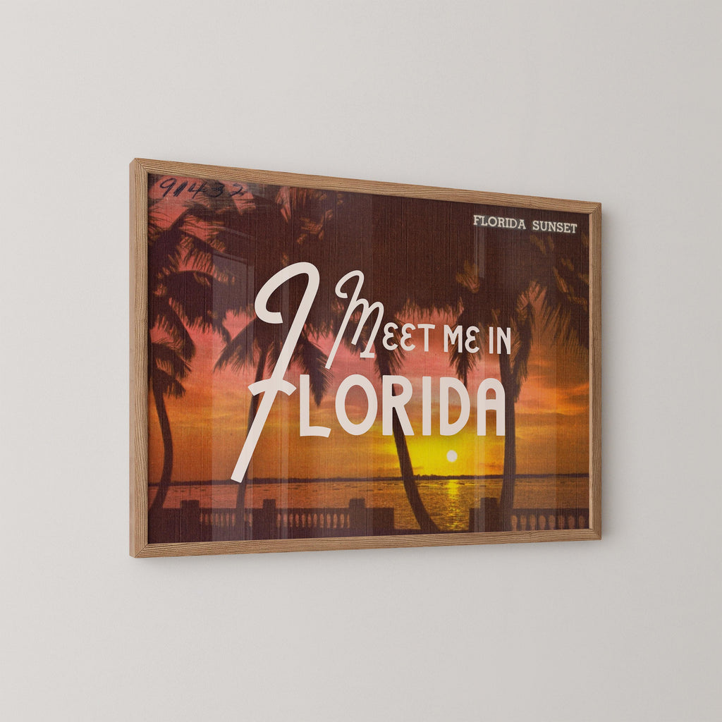 Meet me in Florida Travel Print