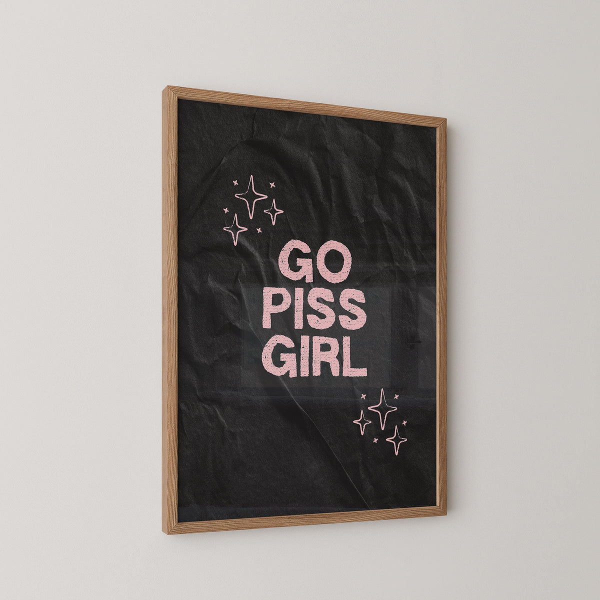 Go Piss Girl Print