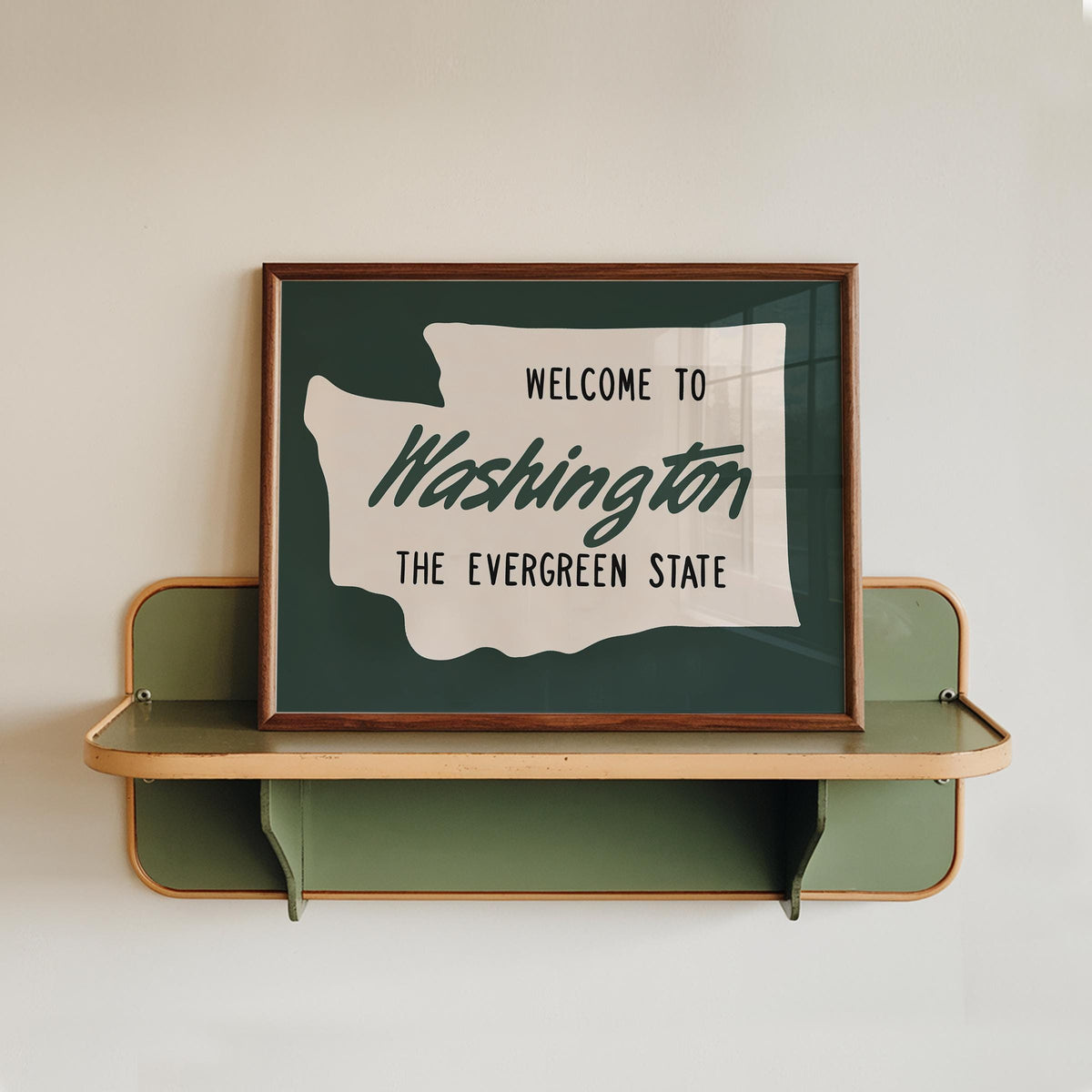 Welcome to Washington State Art Print