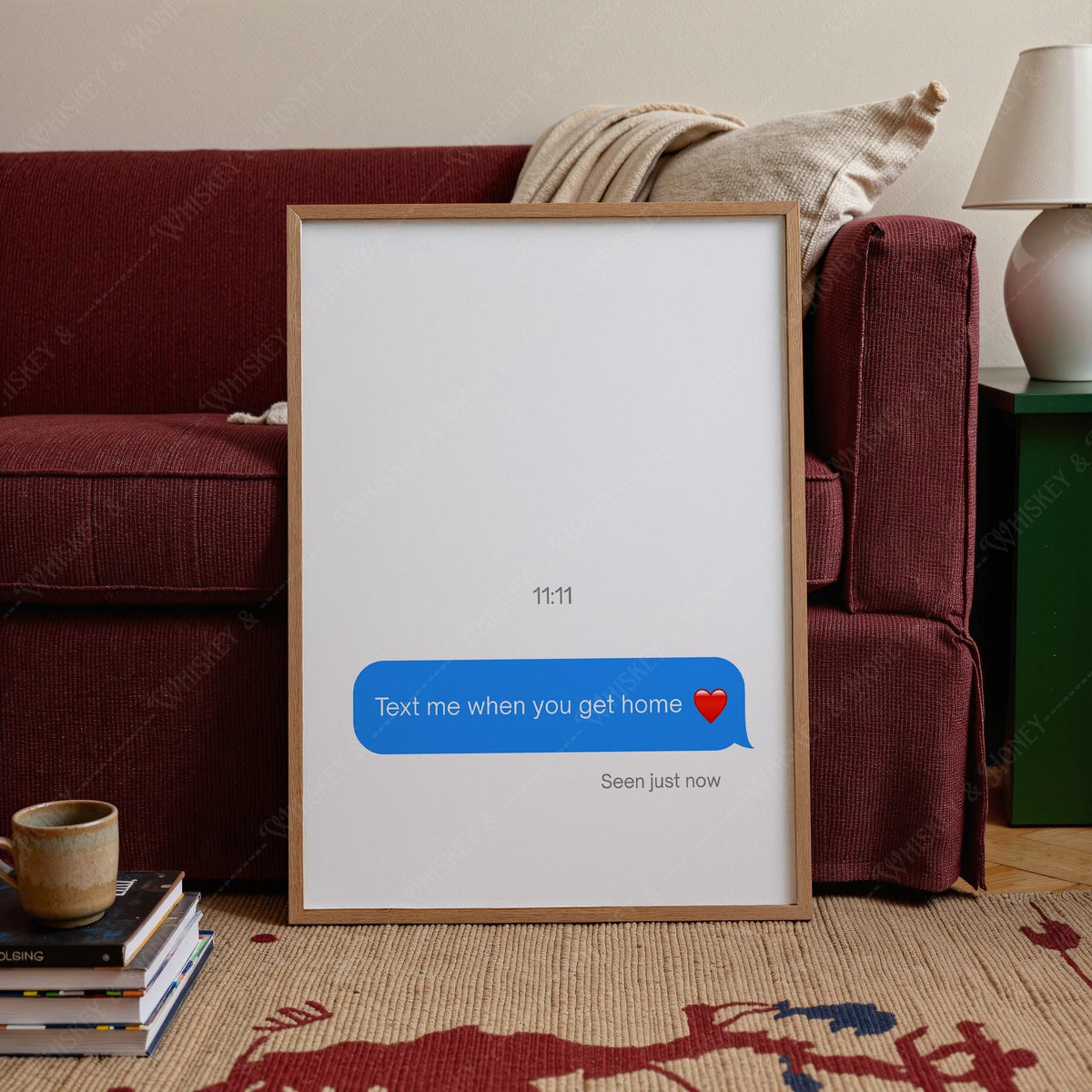 Text Me When You Get Home Print