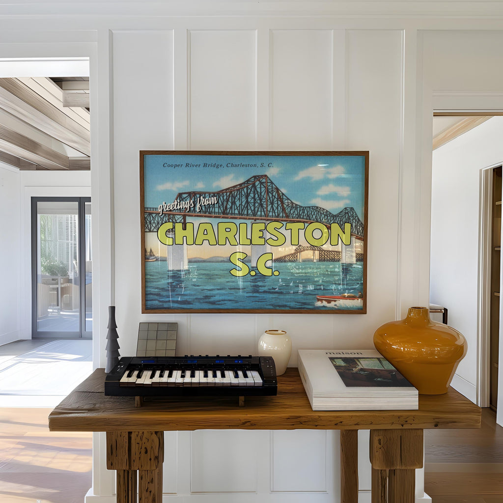 Greetings From Charleston SC Print