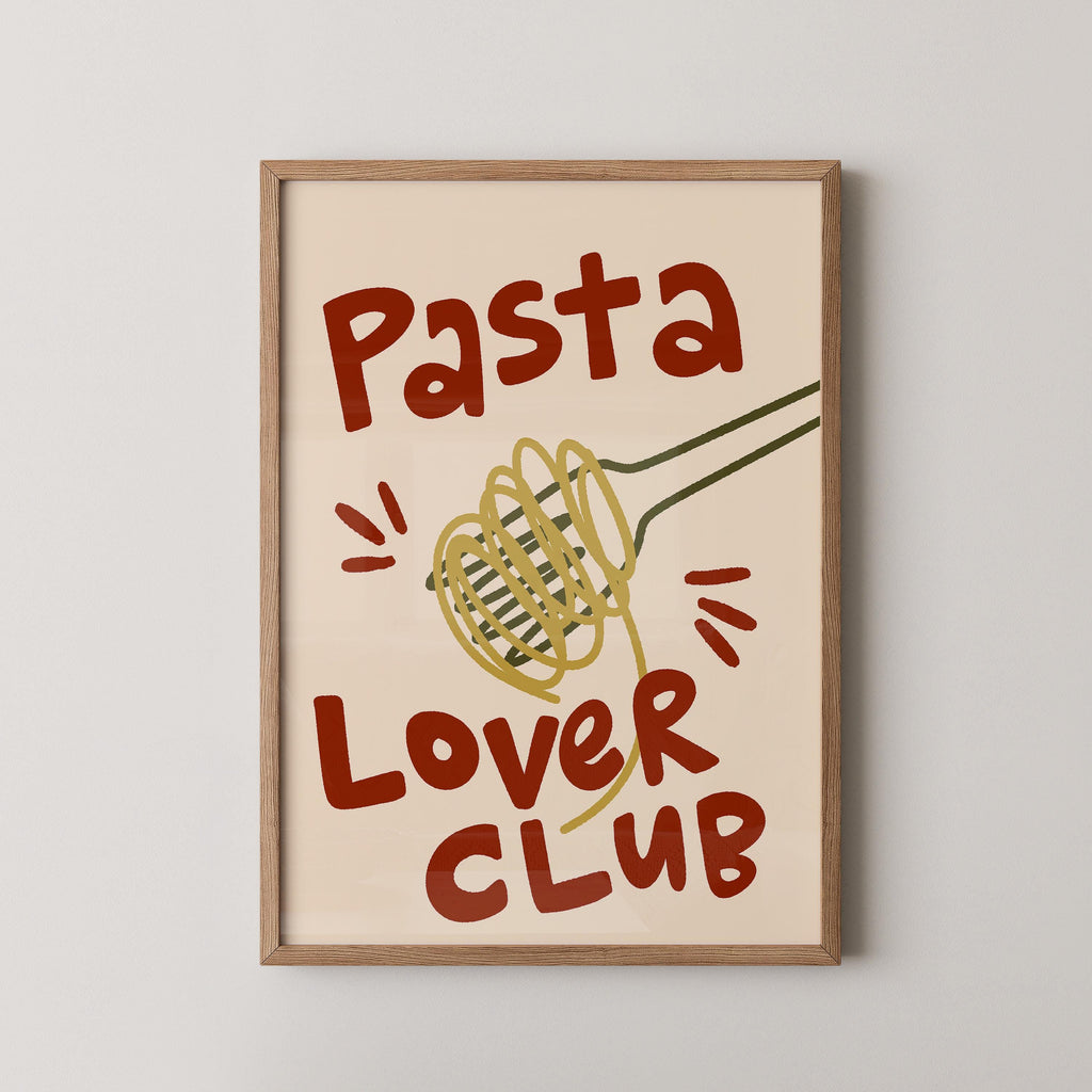 Pasta Lover Club Print