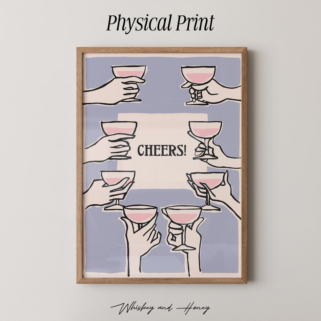 Cheers Cocktail Print
