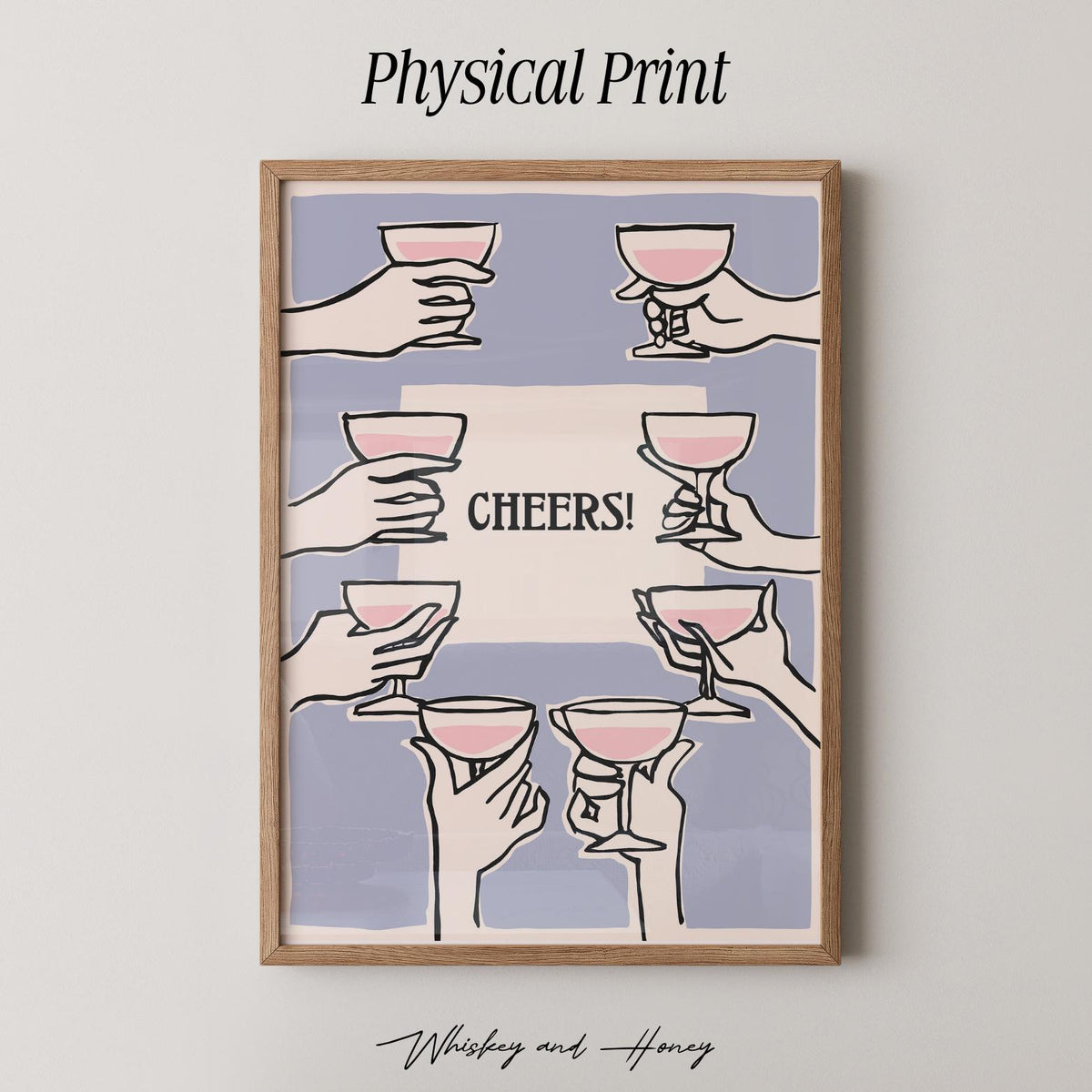 Cheers Cocktail Print