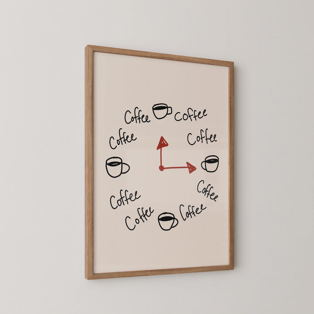 Coffee O'clock Print