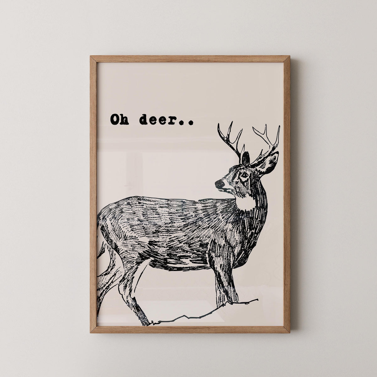 Oh Deer Print