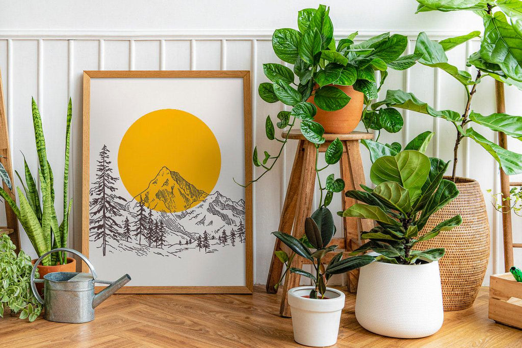 Sunset Mountain Print