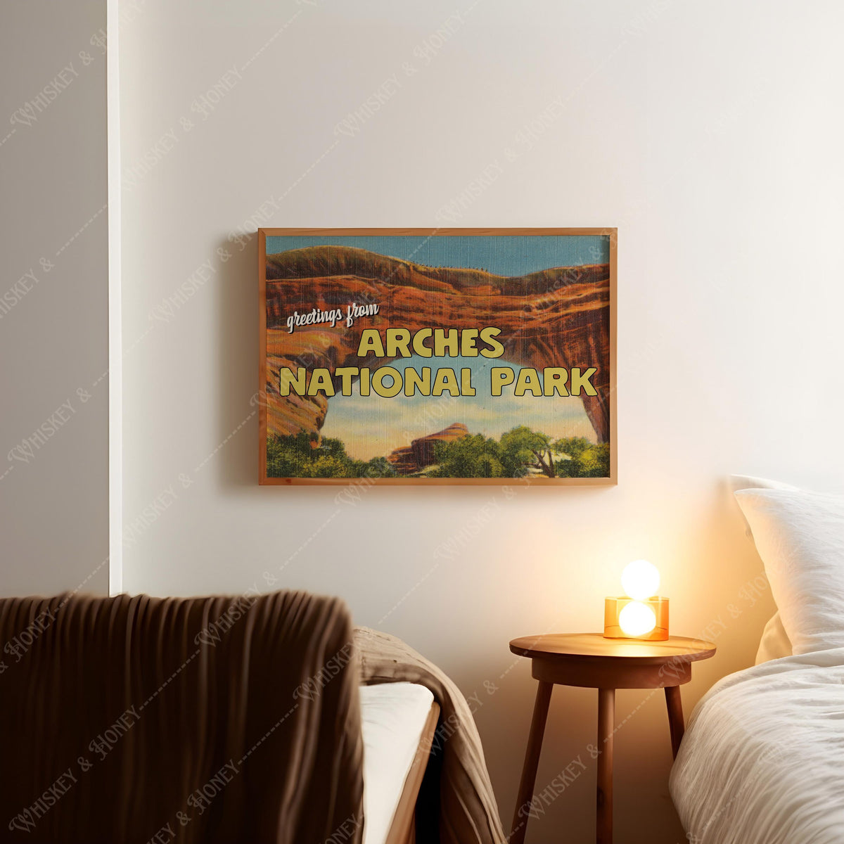 Greetings from Arches National Park Print