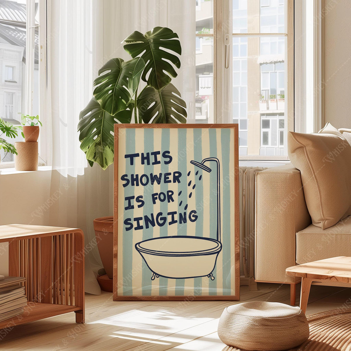 This Shower Is For Singing Print