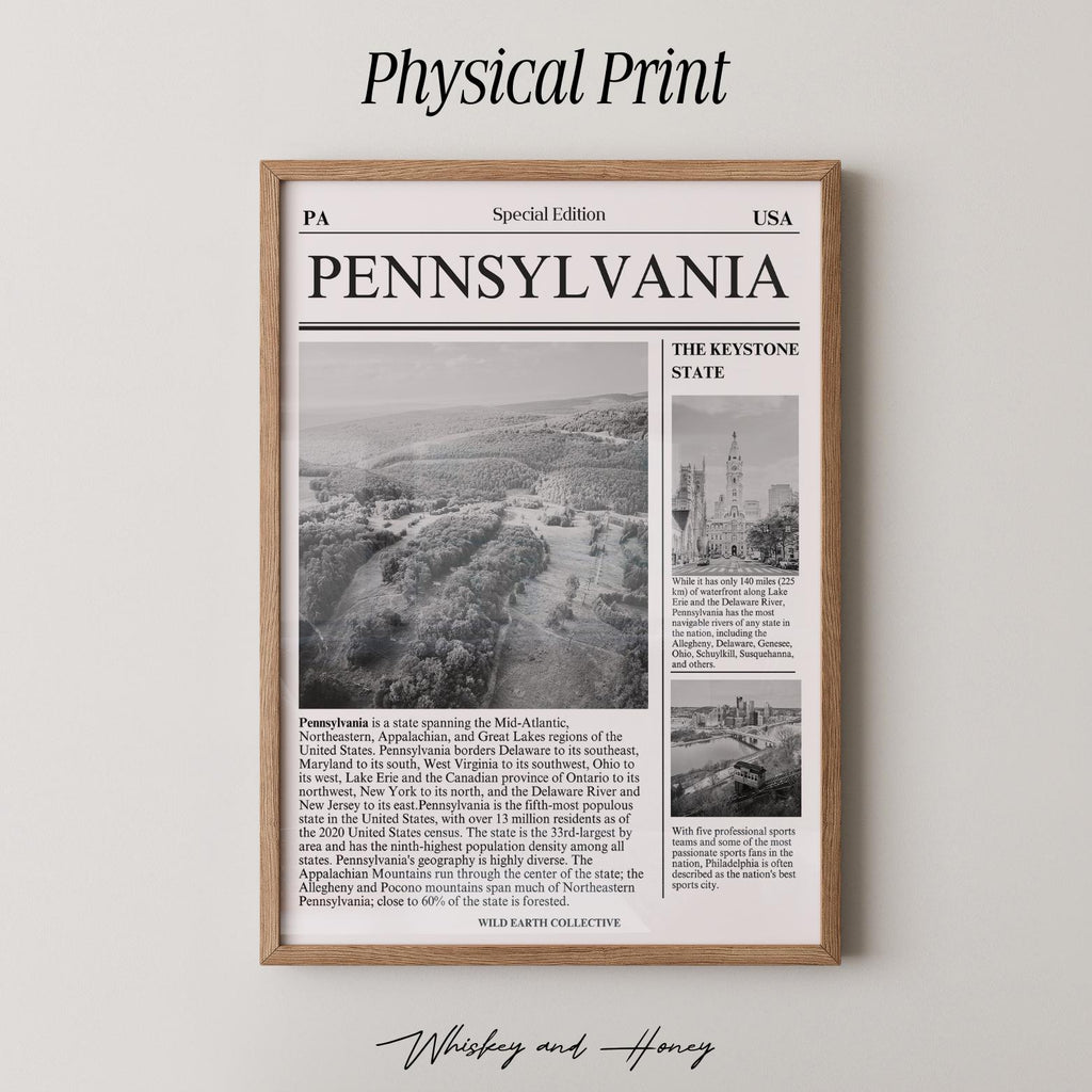 Pennsylvania Newspaper Print