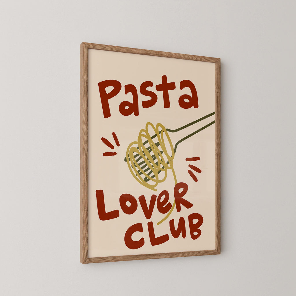 Pasta Lover Club Print