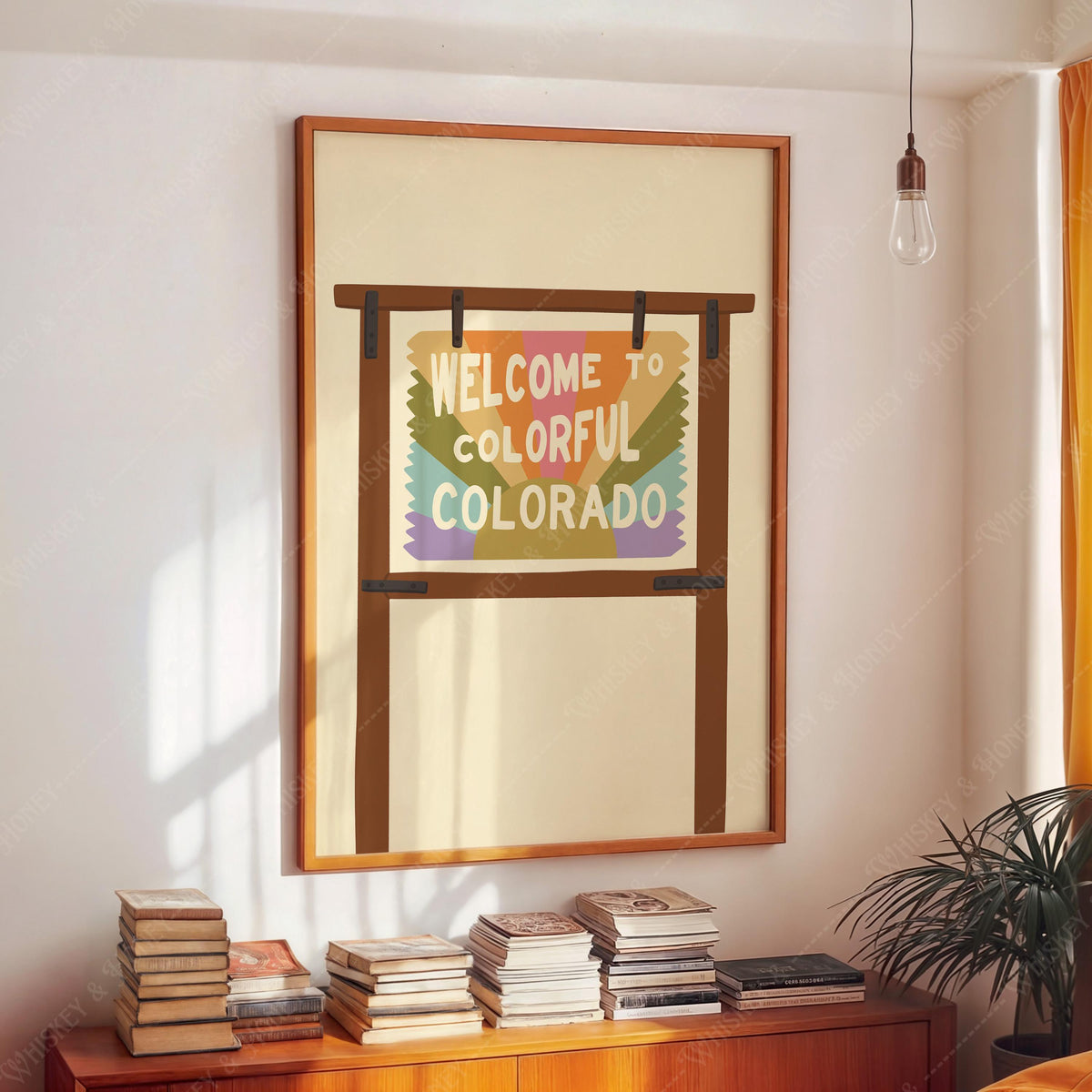 Colorful Colorado Road Sign Print