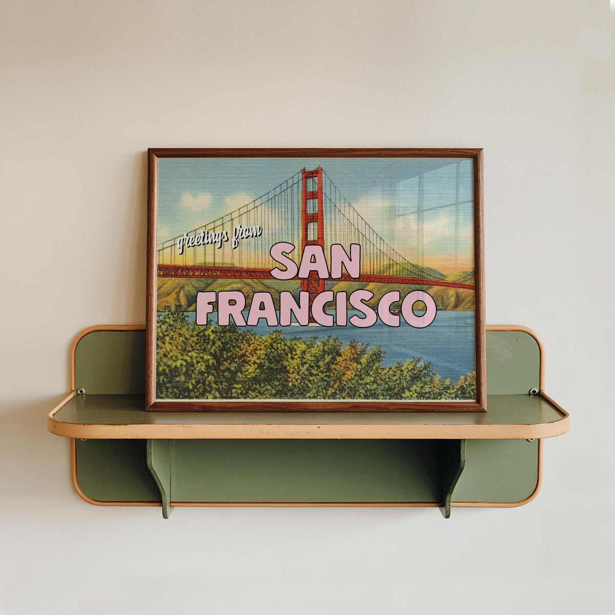 Vintage Greetings From San Francisco Print
