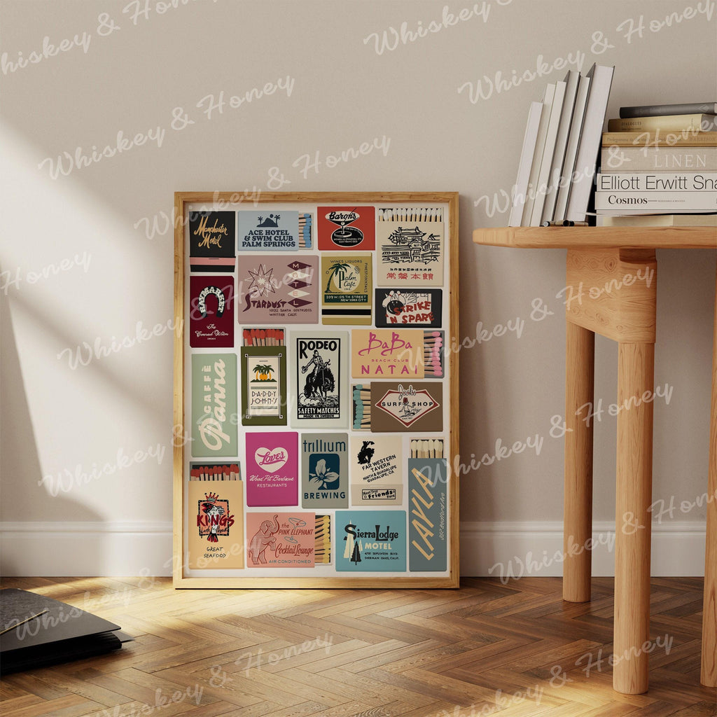 Vintage Matchbook Print
