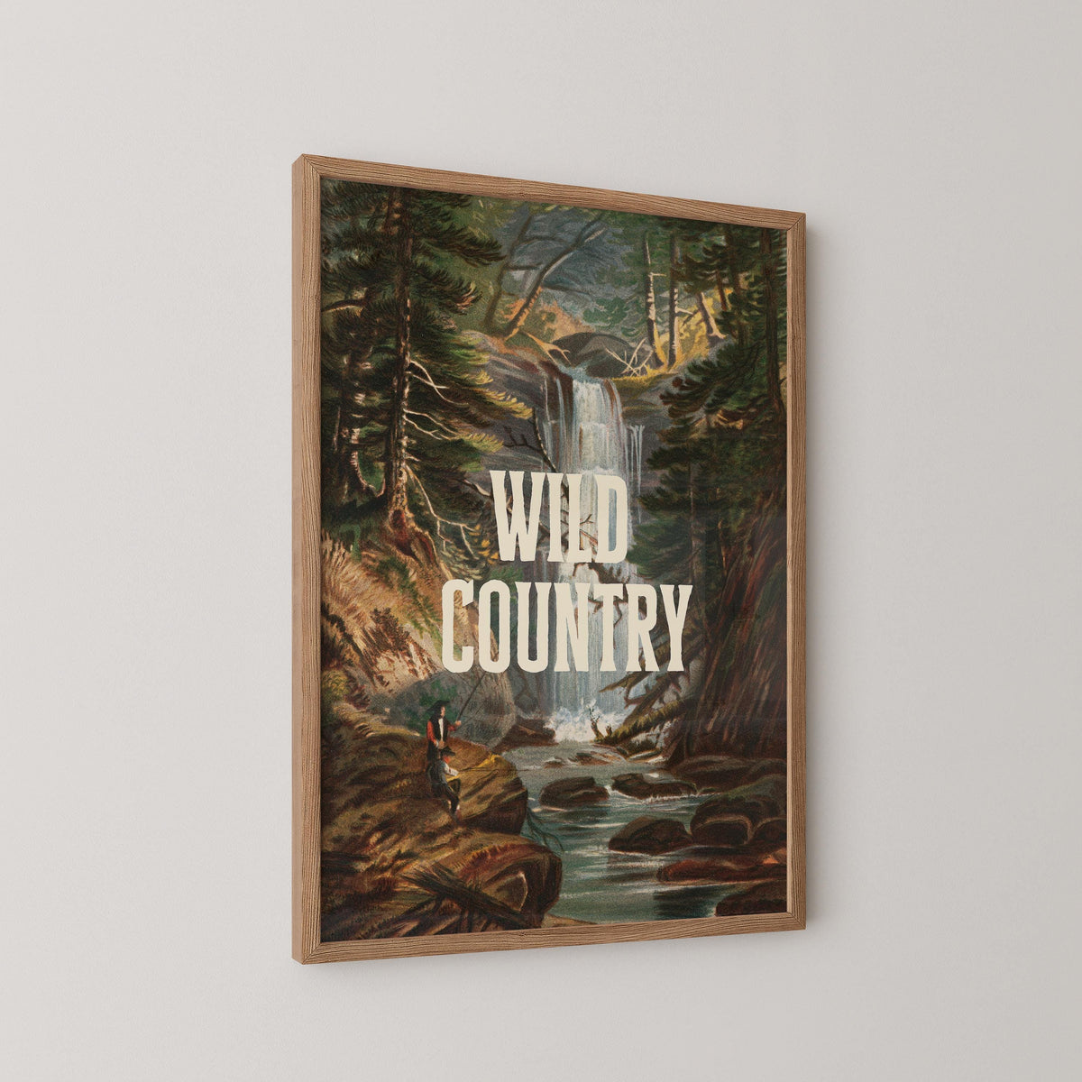 Wild Country Waterfall Print