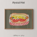 Chicago Hot Dog Print