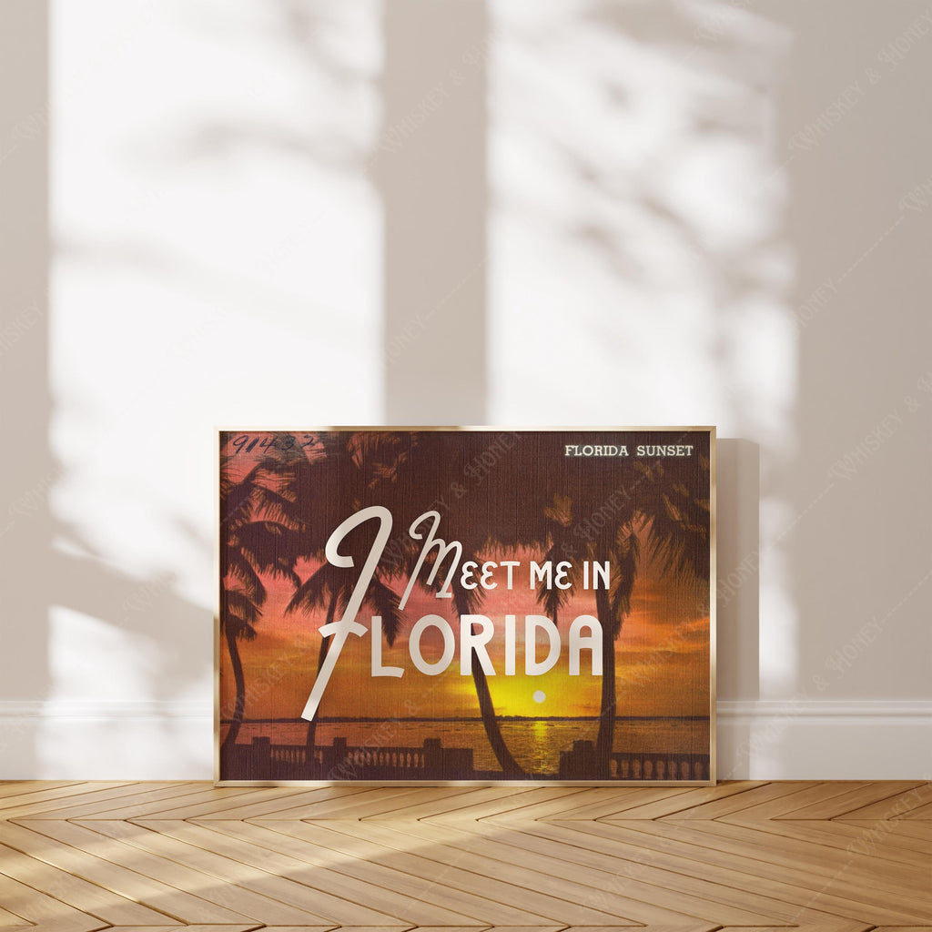 Meet me in Florida Travel Print