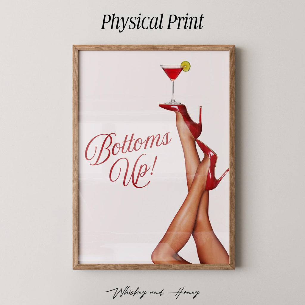 Bottoms Up Cocktail Print