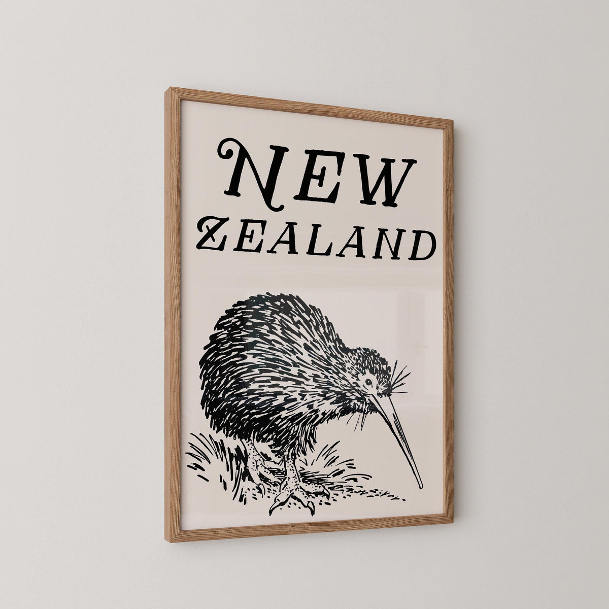 New Zealand Kiwi Print