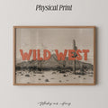 Vintage Wild West Print