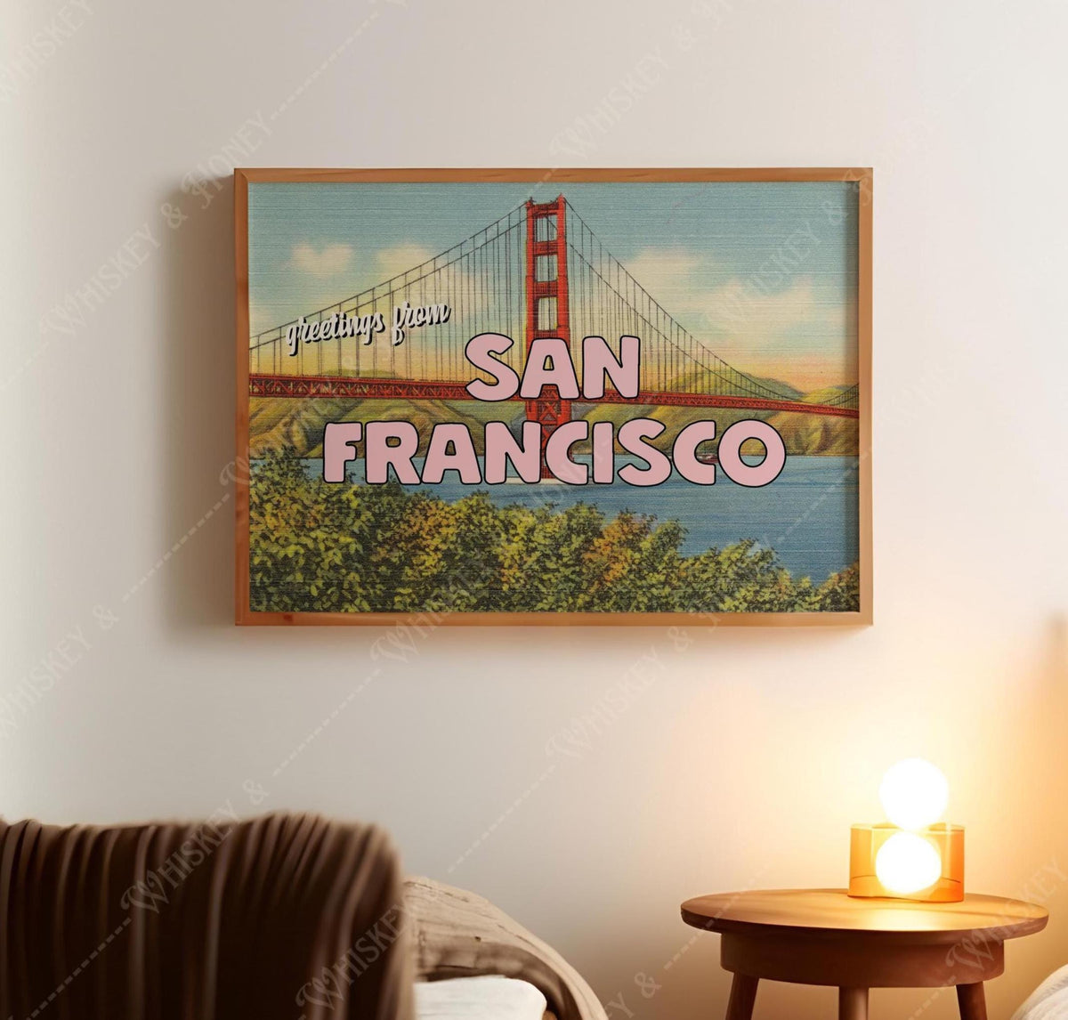 Vintage Greetings From San Francisco Print