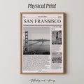 San Francisco Newspaper Print