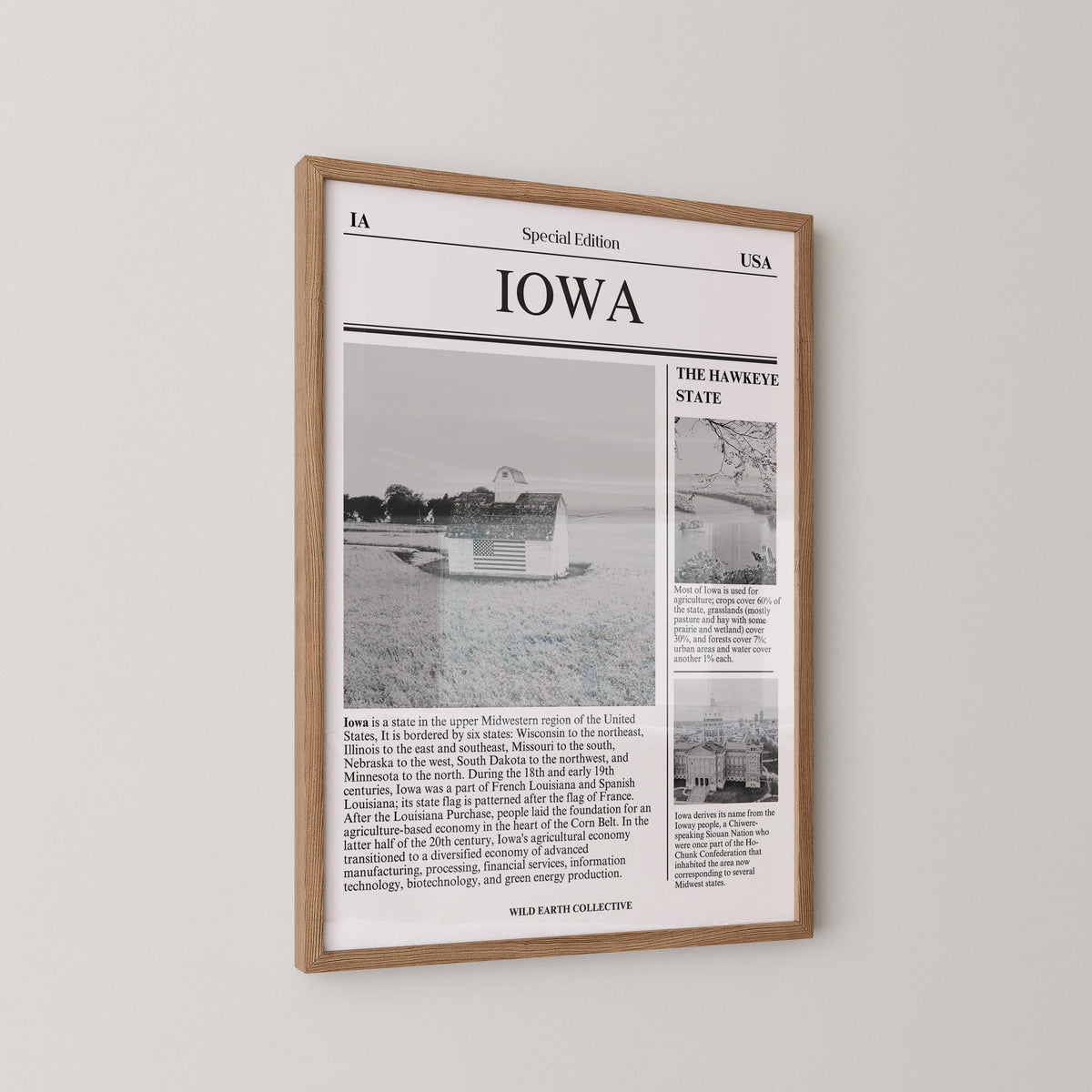 Iowa Newspaper Print