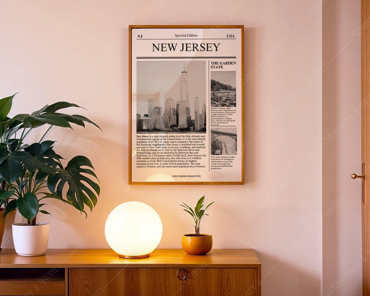 New Jersey Newspaper Print