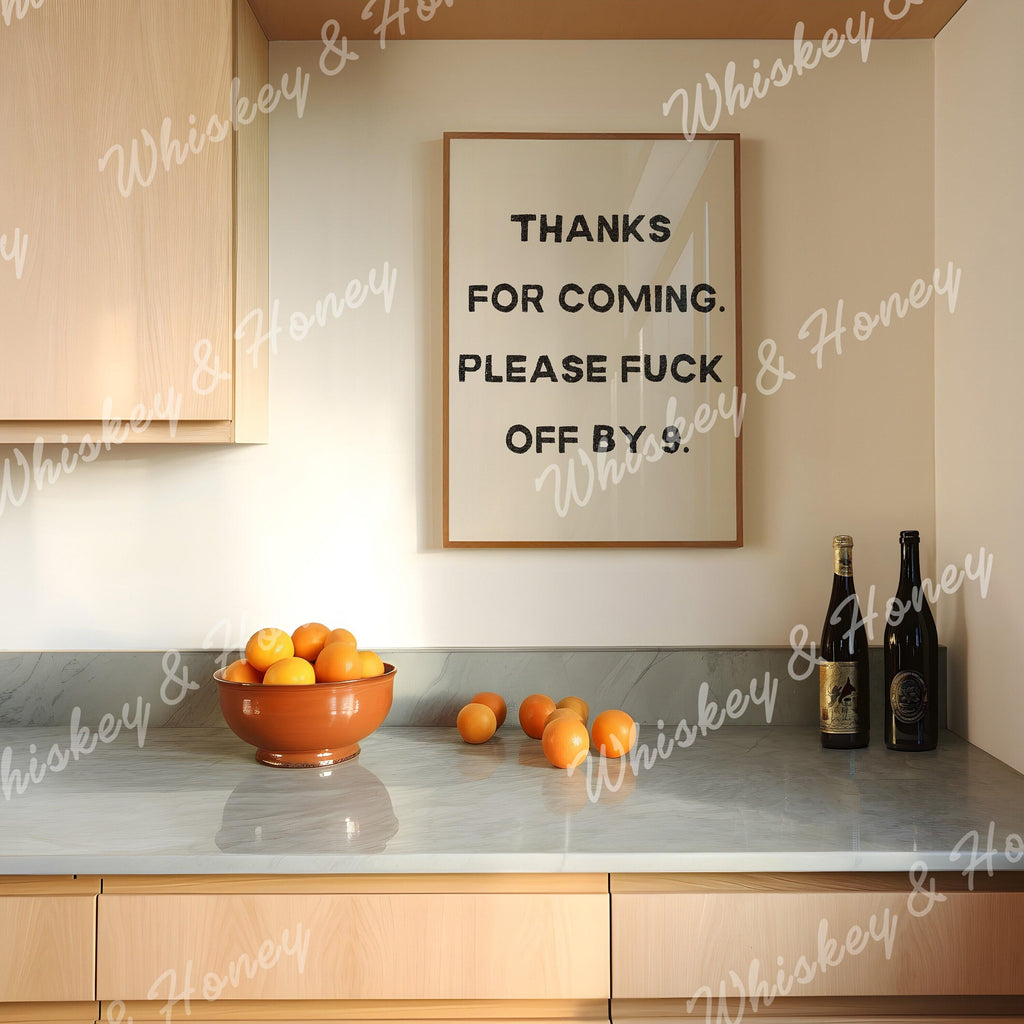 Please F*ck Off By Nine Print