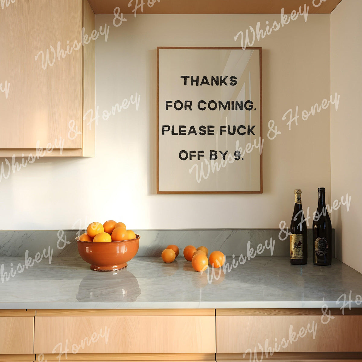Please F*ck Off By Nine Print