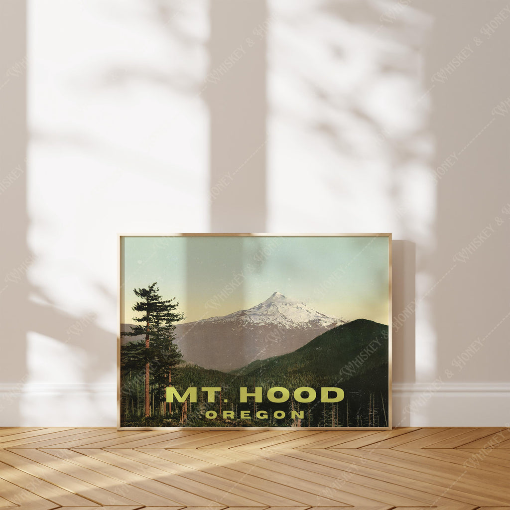 Vintage Mount Hood Oregon Print