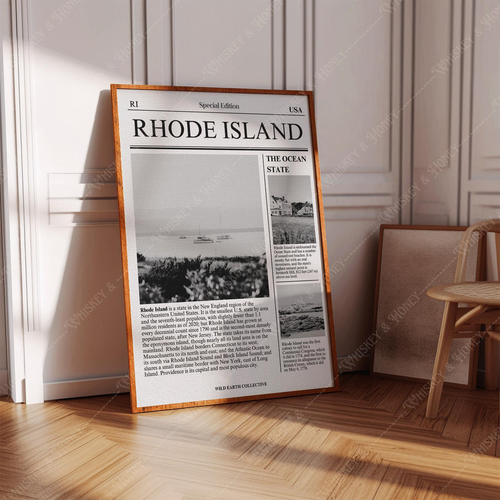 Rhode Island State Newspaper Print