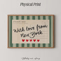 With Love From New York Print