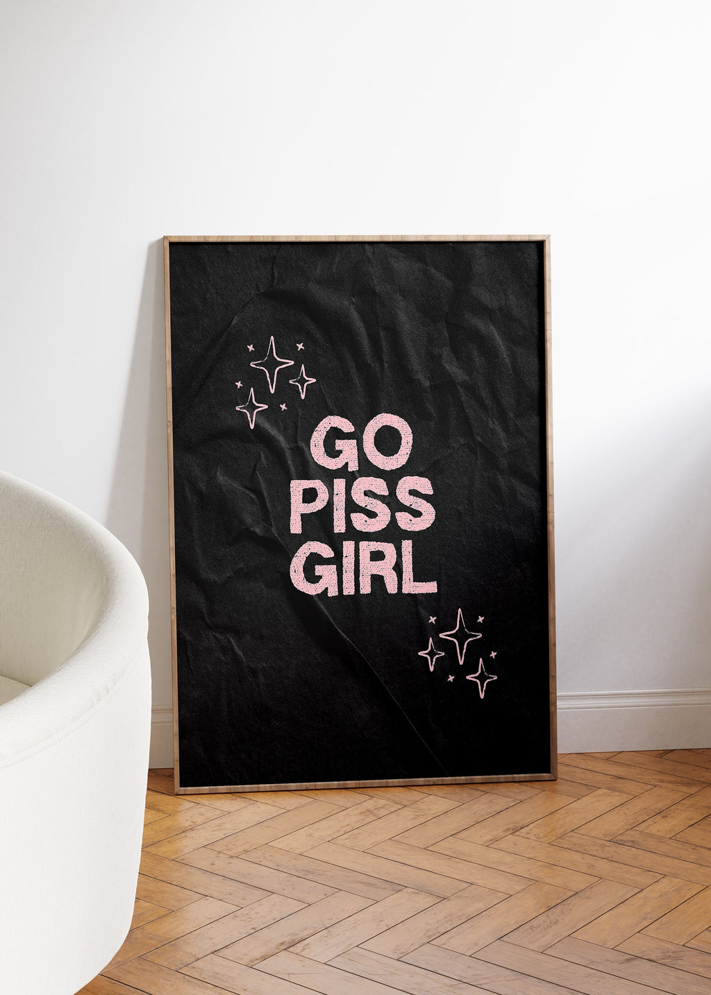 Go Piss Girl Print