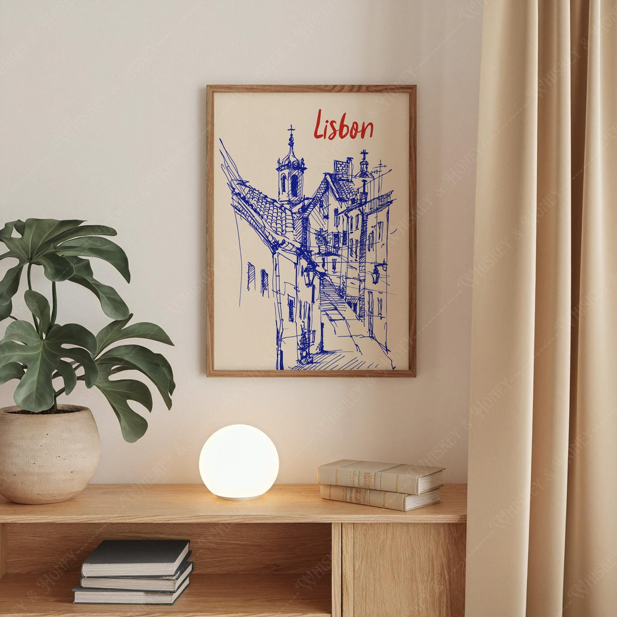 Lisbon Travel Print