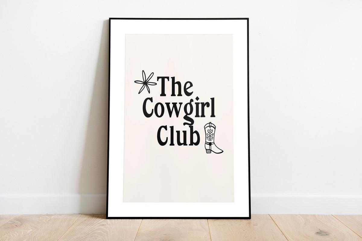 The Cowgirl Club Print